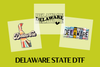 DTF Delaware State Designs Ready to Press