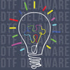 Autism Awareness Lightbulb Design - Bright Minds DTF Transfer