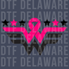 I Wear Pink For My Mom - Breast Cancer Ribbon with Birds DTF Print