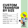 Custom DTF Transfers by Size - DTF Delaware