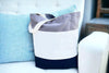 Heavy Canvas Tri-Color Tote Bags - DTF Delaware