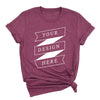 Bella+Canvas Soft Cotton T-Shirt (Heather-maroon), fully ready for custom printing. Full service for bulk orders (printing, pressing, and shipping), available in various colors and sizes.