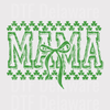 "MAMA" Shamrock DTF Transfer - Lucky Mom St. Patrick's Day Ready to Press