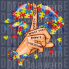 Autism Awareness Puzzle Lips Design - Don't Judge What You Don't Understand