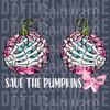 Retro Boho Cancer Awareness Rainbow - Pink Butterfly Ribbon DTF
