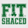 "Get Faced" St. Patrick's Day DTF Transfer - Funny Shamrock Ready to Press