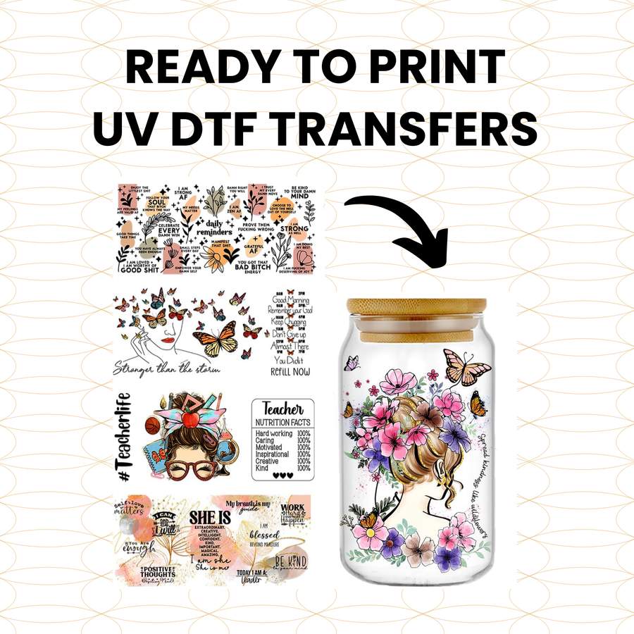 UV DTF Sticker Transfers