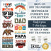 Best Seller Father's Day T-shirt Designs Premade DTF Gangsheet - Bundle 2