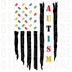 Patriotic Autism Awareness American Flag - DTF