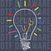 Autism Awareness Lightbulb Design - Bright Minds DTF Transfer