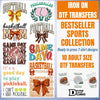 Best Seller Sports Designs Premade DTF Gangsheet - Bundle 2