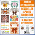 Best Seller Sports Designs Premade DTF Gangsheet - Bundle 2