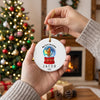 Personalized Snow Globe Baby's First Christmas Ornament 2026