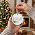 Personalized Engaged Christmas Ornament 2026
