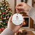 Personalized First Christmas Engaged Ornament 2026