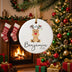 Personalized Reindeer Christmas Ornament 2026