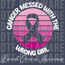 Bold "FU Cancer" Pink Ribbon Design - Cancer Awareness DTF Transfer