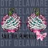 Retro Boho Cancer Awareness Rainbow - Pink Butterfly Ribbon DTF