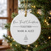 Personalized Our First Christmas Together Ornament 2026