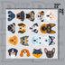 Dog Collections UV DTF Sticker