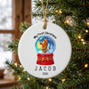 Personalized Snow Globe Baby's First Christmas Ornament 2026