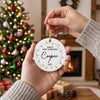 Personalized Baby's First Christmas Ornament