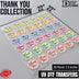 Thank You Collections UV DTF Sticker
