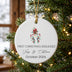 Personalized First Christmas Engaged Ornament 2026