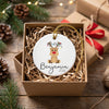 Personalized Reindeer Christmas Ornament 2026