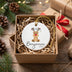 Personalized Reindeer Christmas Ornament 2026