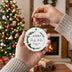 Personalized Baby Announcement Christmas Ornament 2026