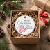 Personalized First Christmas as Mr & Mrs Ornament 2026