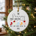 Personalized Family Stockings Christmas Ornament 2026