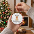 Personalized Reindeer Christmas Ornament 2026