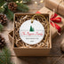 Personalized Pine Tree Family Christmas Ornament 2026