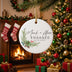Personalized Engaged Christmas Ornament 2026