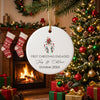 Personalized First Christmas Engaged Ornament 2026