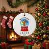 Personalized Snow Globe Baby's First Christmas Ornament 2026