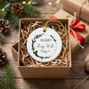 Personalized Baby Announcement Christmas Ornament 2026