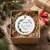Personalized Baby Announcement Christmas Ornament 2026
