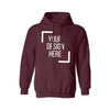 Gildan 18000 Maroon Unisex Hooded Sweatshirt (Hoodie), ready for custom printing, full service for bulk orders (printing, pressing, and shipping). Available in various color options and size.