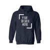 Gildan 18000 Navy Unisex Hooded Sweatshirt (Hoodie), ready for custom printing, full service for bulk orders (printing, pressing, and shipping). Available in various color options and size.