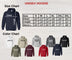Gildan 18000 Unisex Hooded Sweatshirt (Hoodie), ready for custom printing, full service for bulk orders (printing, pressing, and shipping). Available in various color options and size.