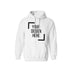 Gildan 18000 White  Unisex Hooded Sweatshirt (Hoodie), ready for custom printing, full service for bulk orders (printing, pressing, and shipping). Available in various color options and size.