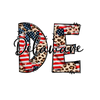 DE American Flag Delaware Design - DTF Ready for Press - DTF Delaware