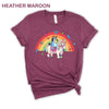 DTF Delaware - Bluey Rainbow Unicorn Shirt Shirt, Family, tee, t-shirt, heeler, gift, father, mother, birthday, trip, vacation, dad, Heeler, Cotton, high, quality, funny, cute, Bluey, adult, women, men, youth, baby onesie, Bandit Heeler