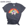 DTF Delaware - Bluey Rainbow Unicorn Shirt Shirt, Family, tee, t-shirt, heeler, gift, father, mother, birthday, trip, vacation, dad, Heeler, Cotton, high, quality, funny, cute, Bluey, adult, women, men, youth, baby onesie, Bandit Heeler
