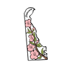 Delaware State Flowers Design - DTF Ready for Press - DTF Delaware