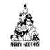 Merry Woofmas Christmas Design - DTF Ready to Press - Black - DTF Delaware