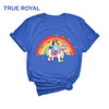 DTF Delaware - Bluey Rainbow Unicorn Shirt Shirt, Family, tee, t-shirt, heeler, gift, father, mother, birthday, trip, vacation, dad, Heeler, Cotton, high, quality, funny, cute, Bluey, adult, women, men, youth, baby onesie, Bandit Heeler